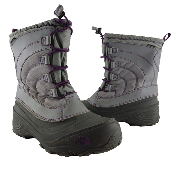 The North Face Girl's Alpenglow IV Lace Insulated Waterproof Winter Boots Size 7 - Picture 2 of 15